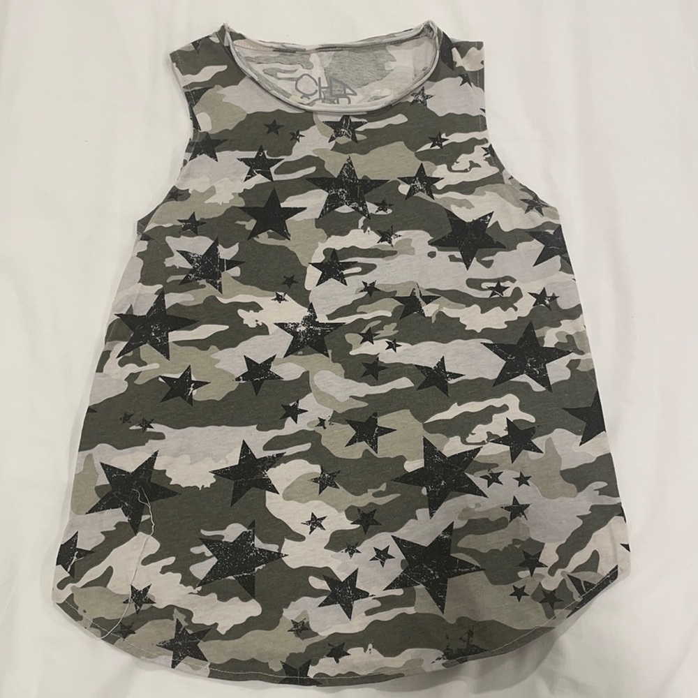 Camo chaser brand tank - kids size 16